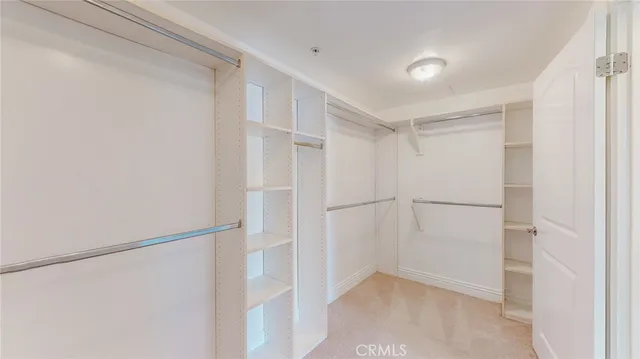 a view of closet area