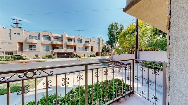 a city view from a balcony