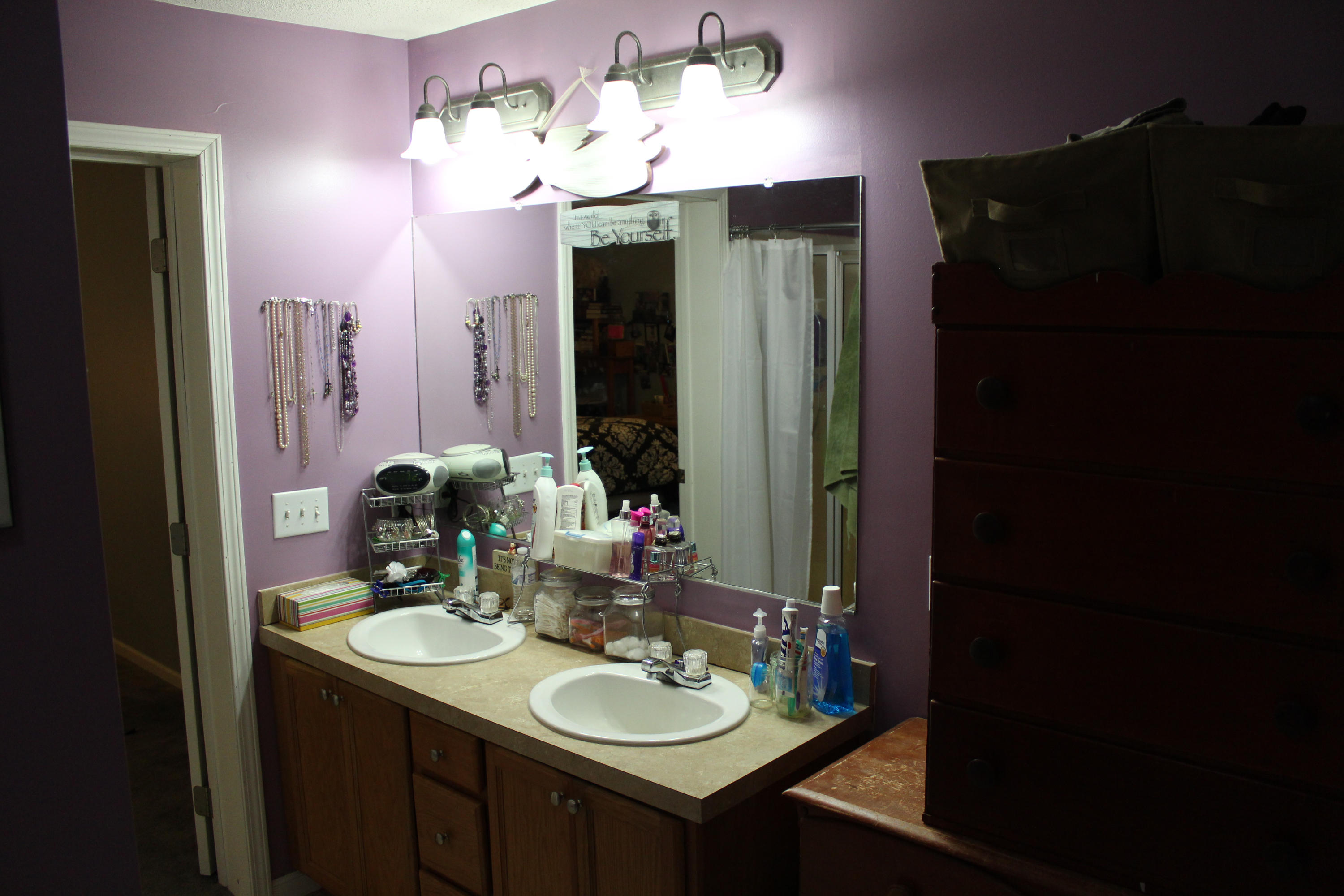 200 Kent Road Wirtz, VA 24184 - Photo 13 of 30 a bathroom with a sink vanity and a mirror