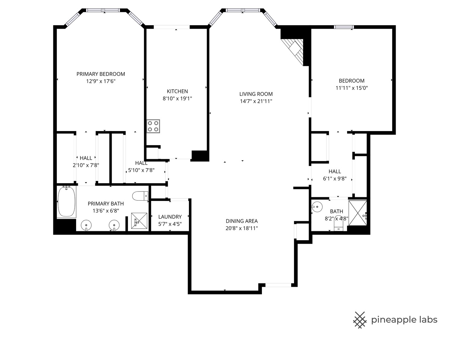 1140 Old Mill Road, Unit 304F Hinsdale, IL 60521 - Photo 21 of 21 a picture of a floor plan