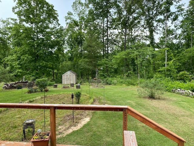 755 Old Toone Road Toone, TN 38381 - Photo 3 of 25 a view of a backyard with large trees and plants