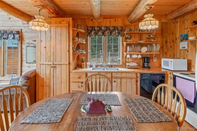 a balcony view with furniture