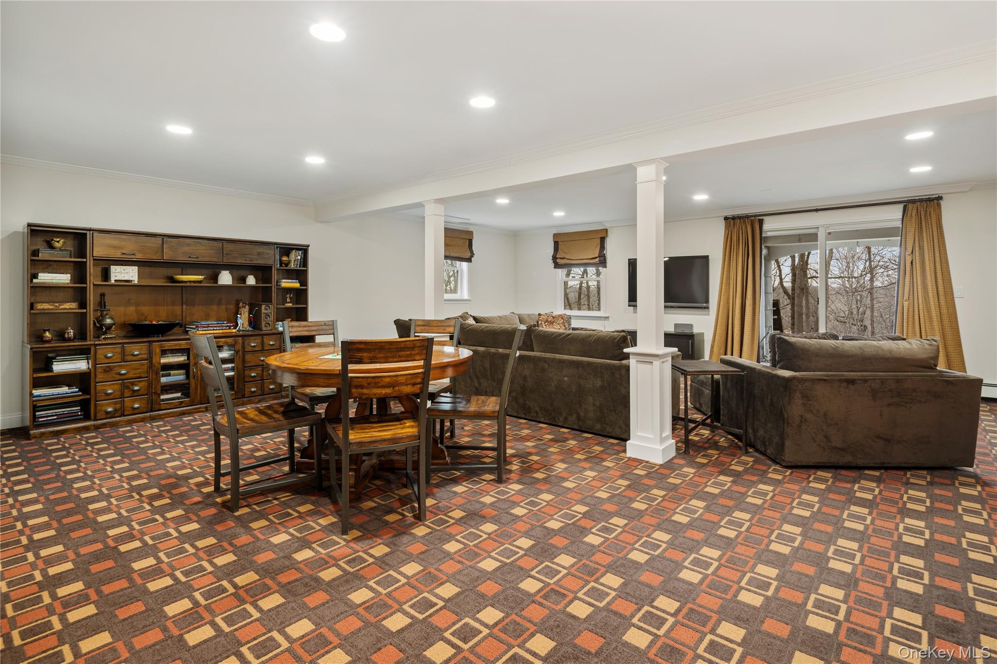 39 Mayberry Road Chappaqua, NY 10514 - Photo 37 of 44 a view of a dining room with furniture