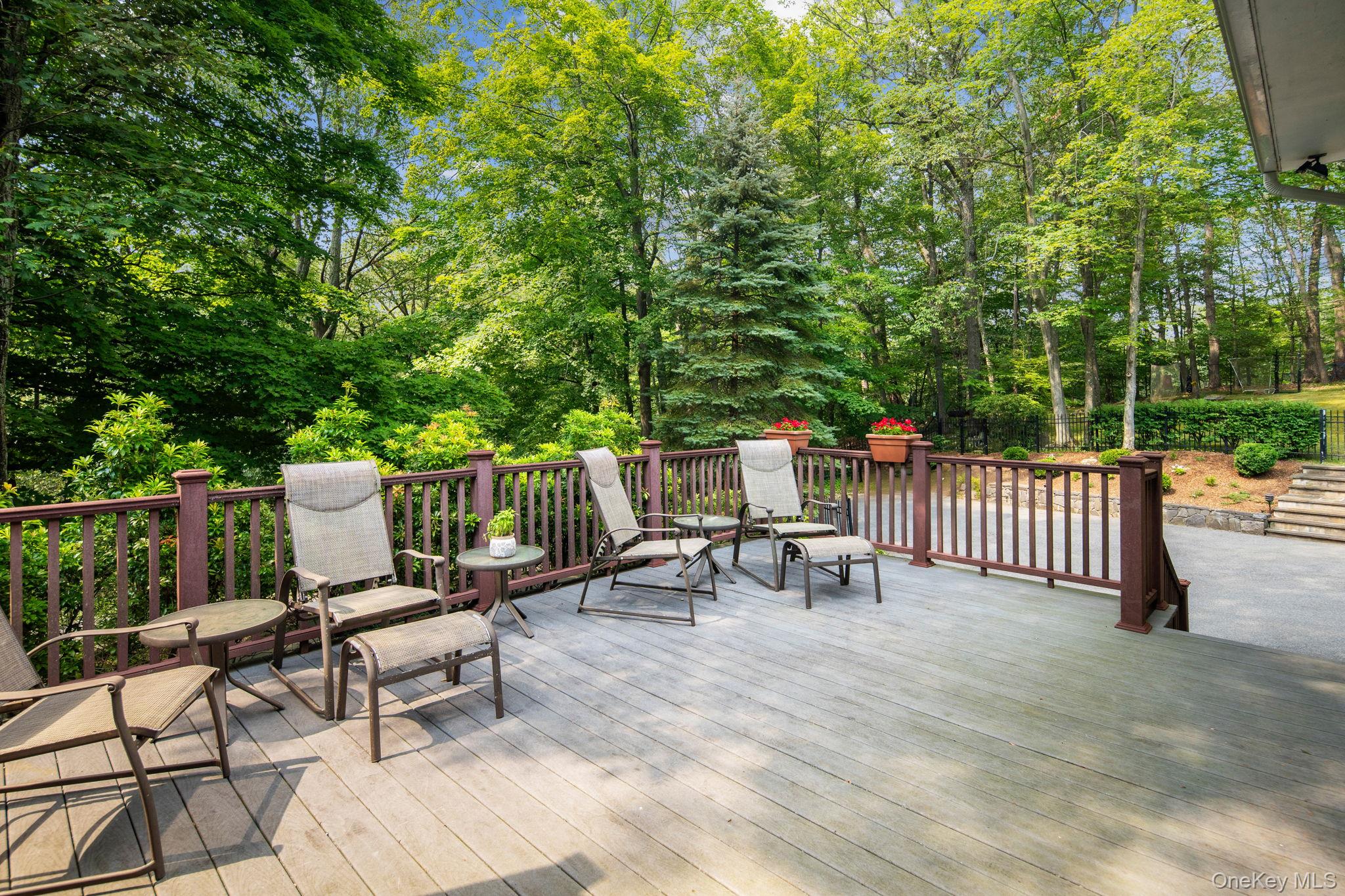 39 Mayberry Road Chappaqua, NY 10514 - Photo 9 of 44 a view of a bench in the roof deck