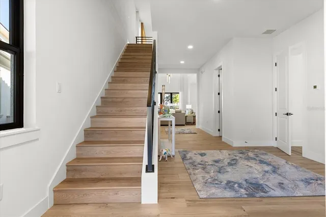 a view of entryway and hall