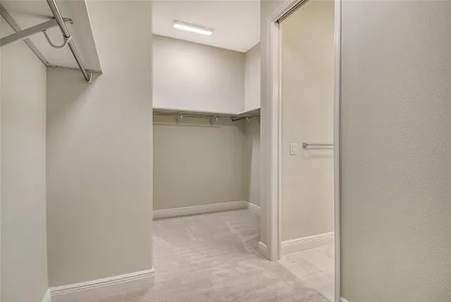 a view of an empty room