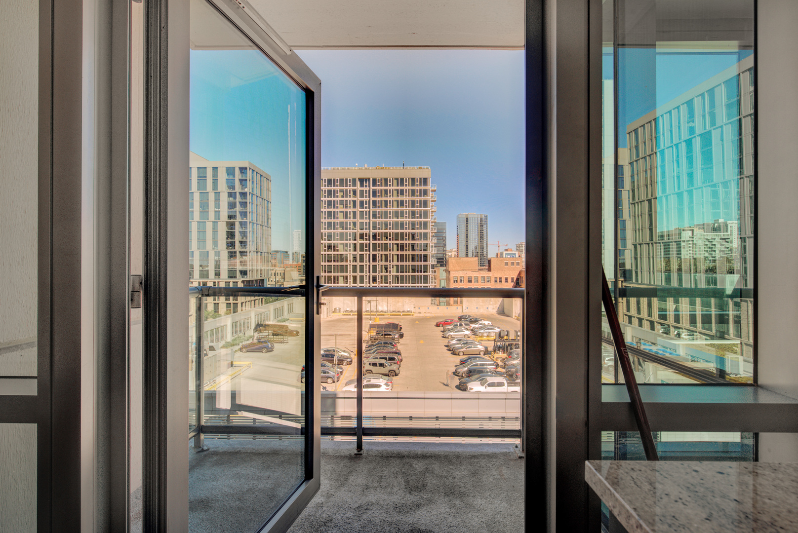 123 South Green Street, Unit 803B Chicago, IL 60607 - Photo 11 of 32 a view of front door and deck