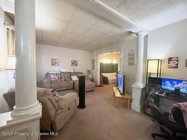 2106 Boulevard Scranton Pa Scranton, PA 18509 - Photo 3 of 21 a living room with furniture and a flat screen tv