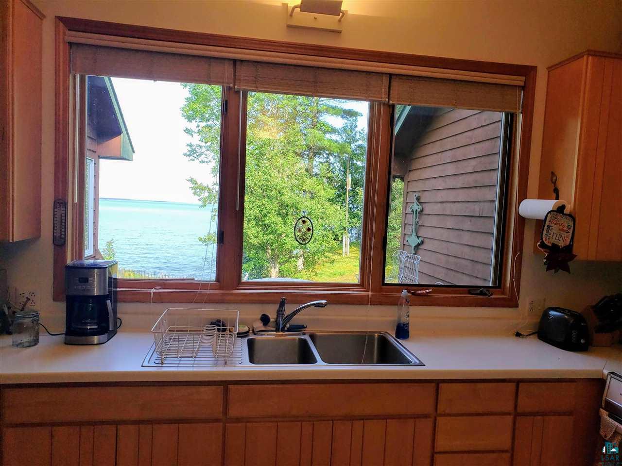 79000 Dryer Road Washburn, WI 54891 - Photo 10 of 30 Lake view from kitchen sink