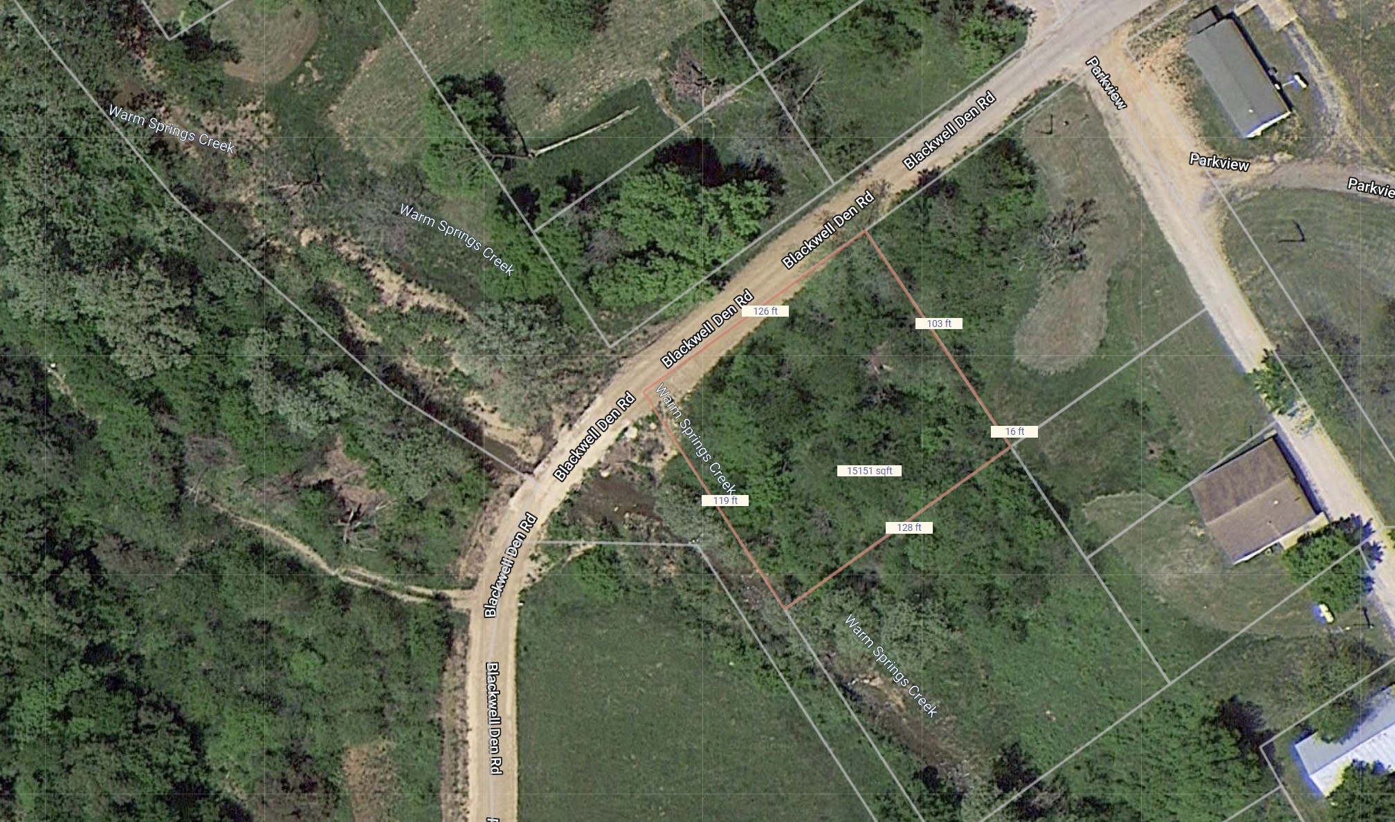 0 Blackwell Den Road Other, AR 72478 - Photo 2 of 3 a map view of a yard