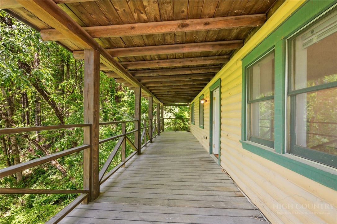 233 Alpine Acres Road Vilas, NC 28692 - Photo 26 of 32 a view of a porch