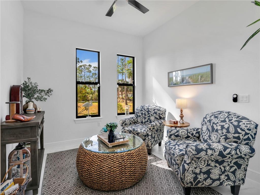 2007 22nd Avenue Northeast Naples, FL 34120 - Photo 29 of 47 Den/Office With Ceiling Fan