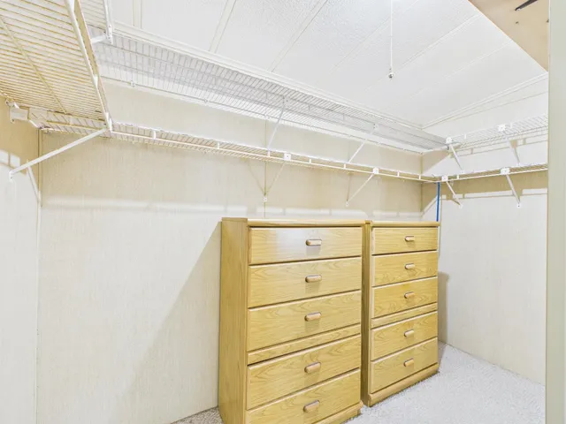 a view of an front door