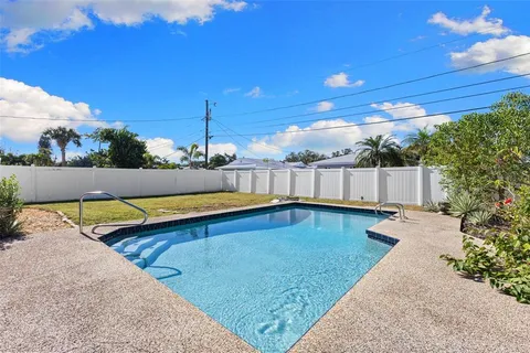 swimming pool with an outdoor space