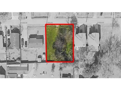 a view of a white building