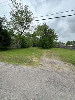 a view of a field with a big yard
