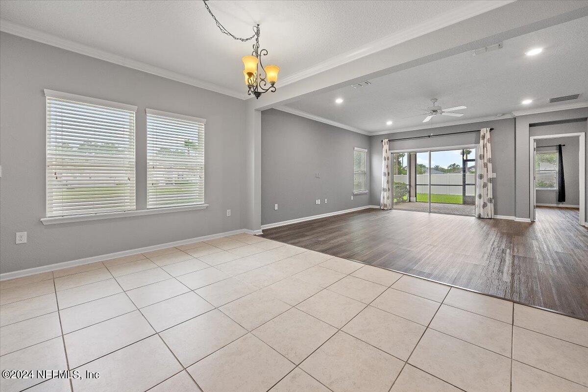 13 Pantano Vista Way St. Augustine, FL 32095 - Photo 11 of 25 a view of an empty room with a window