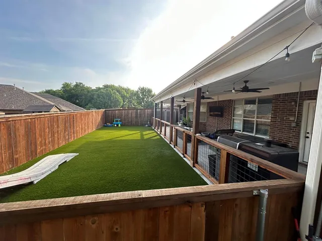 a view of outdoor space and yard