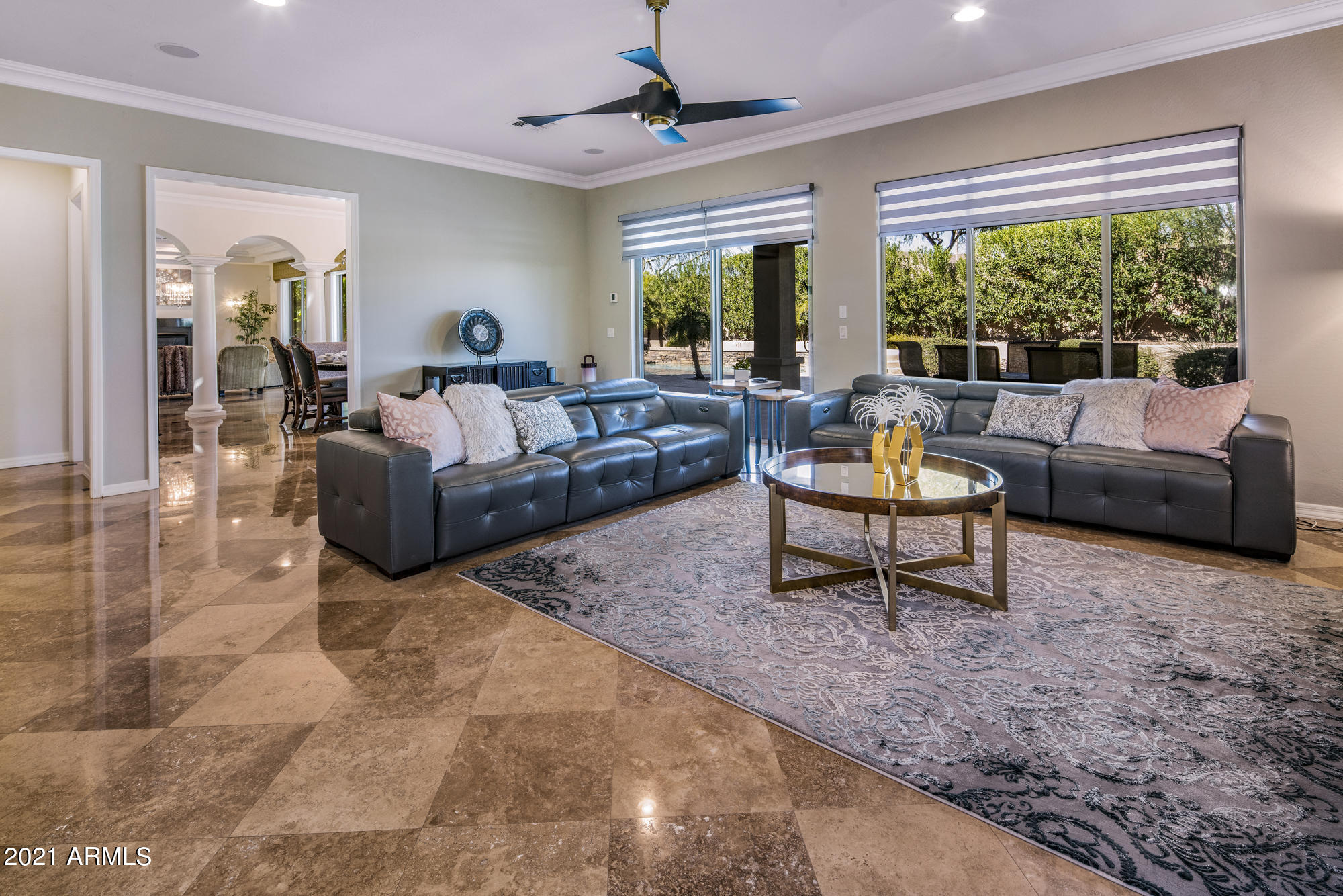 3728 East Maffeo Road Phoenix, AZ 85050 - Photo 16 of 29 Family room backyard view