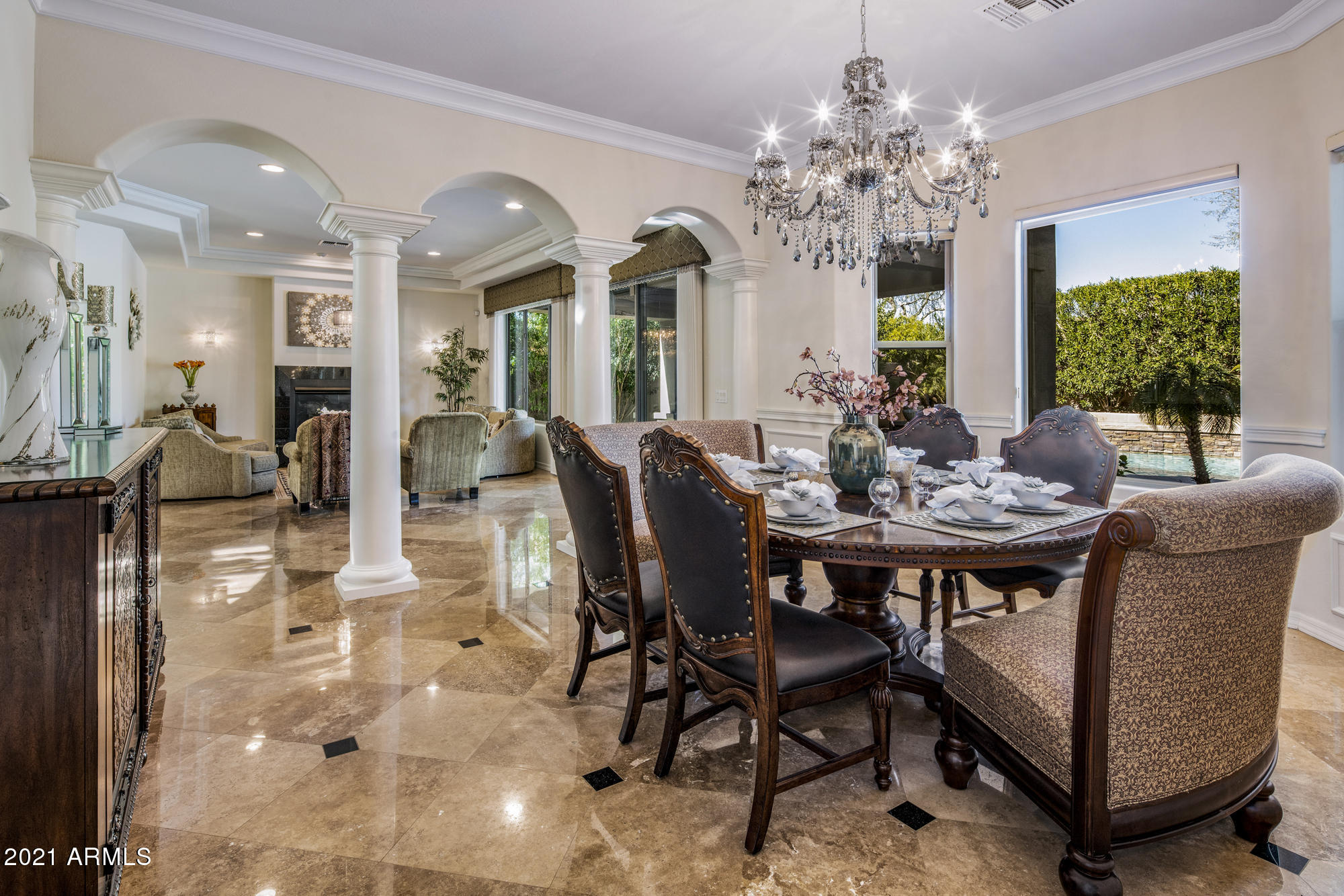 3728 East Maffeo Road Phoenix, AZ 85050 - Photo 9 of 29 Formal dining room ~ Formal living room