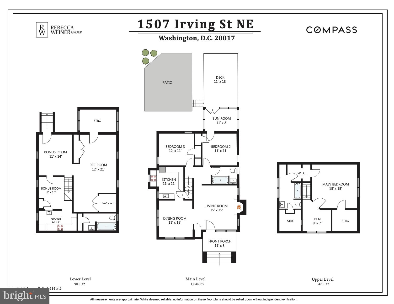 1507 Irving Street Northeast Washington, DC 20017 - Photo 61 of 61 Floor plan.