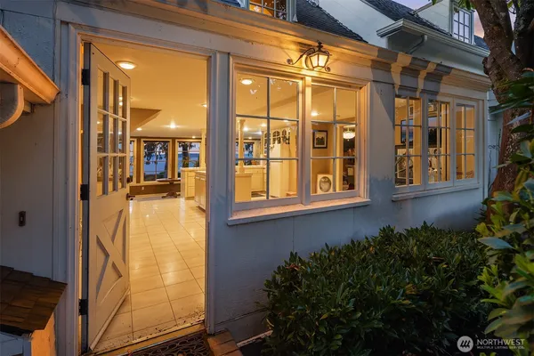 a view of a house with a porch