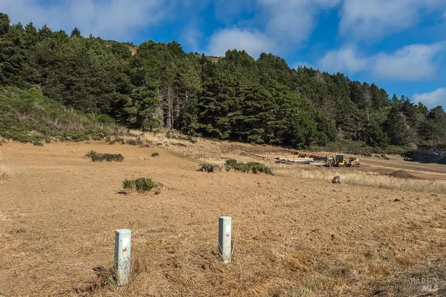 a view of a beach covered with snow