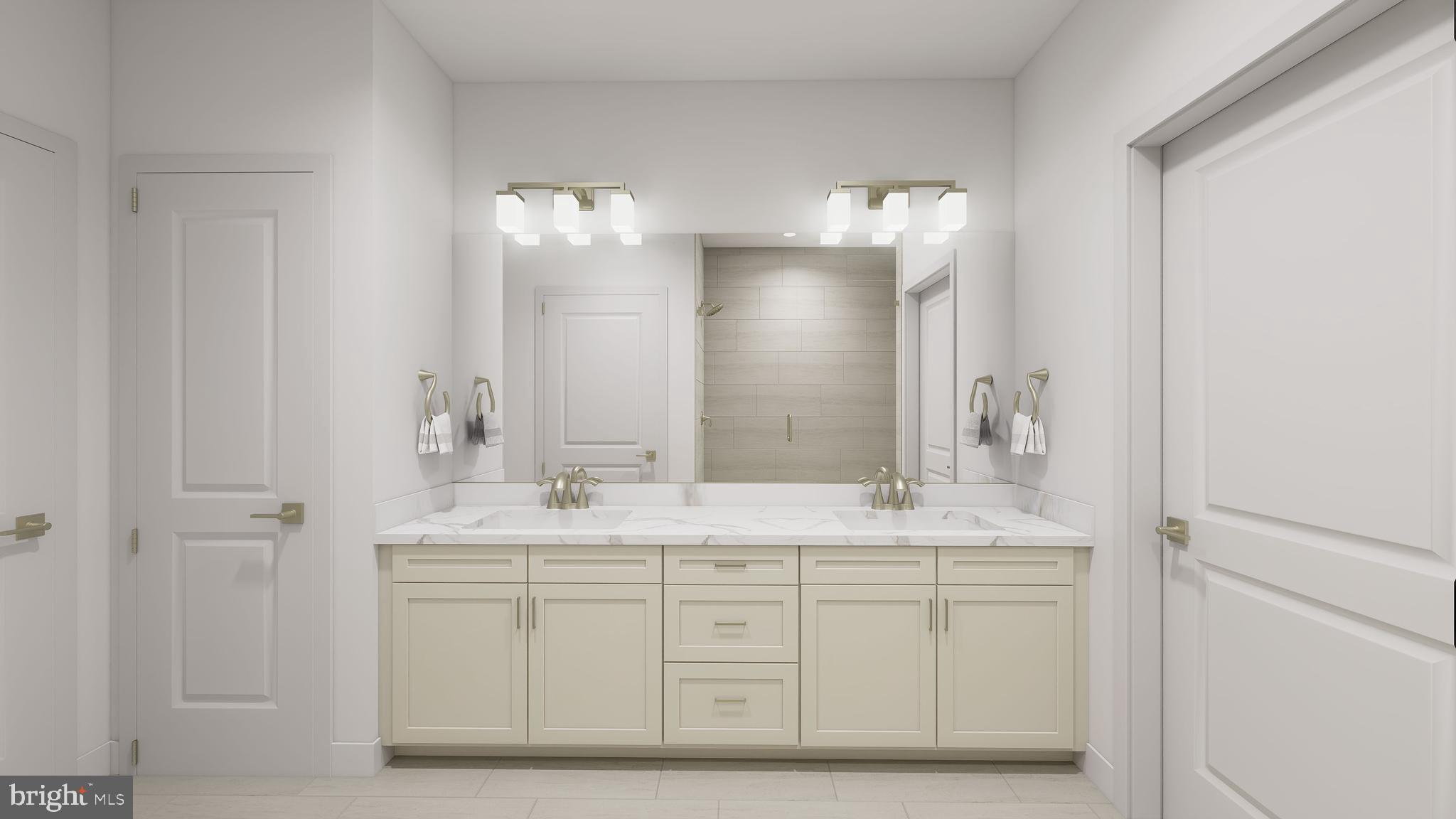 9475 Sprague Avenue, Unit 306 Fairfax, VA 22031 - Photo 7 of 25 Primary Bath - Rendering