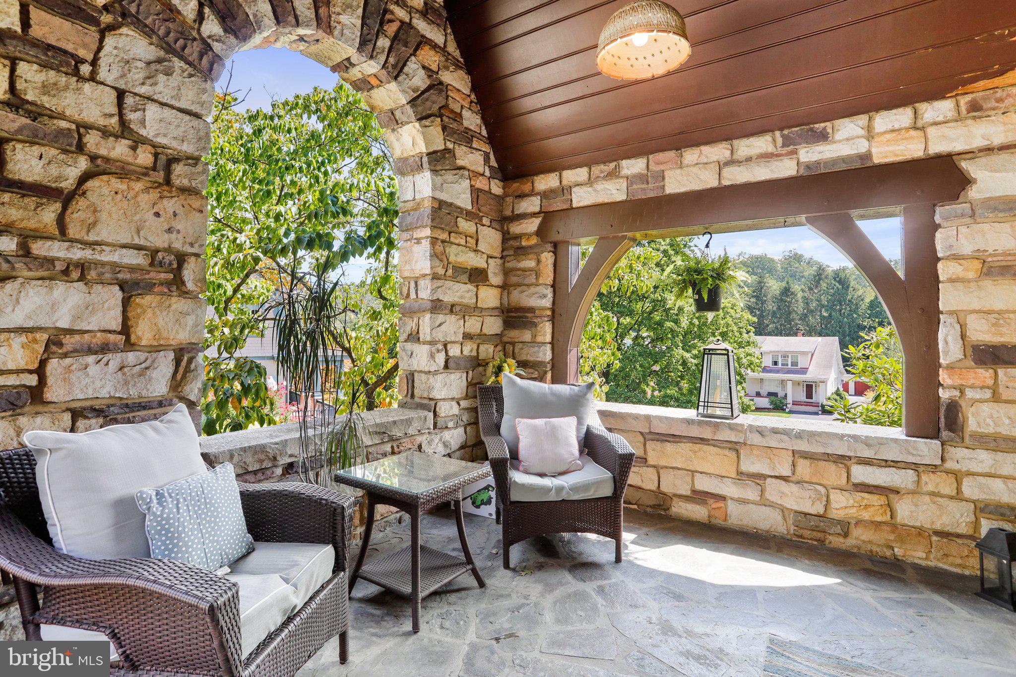 815 Windsor Road Cumberland, MD 21502 - Photo 37 of 46 Covered stone porch!