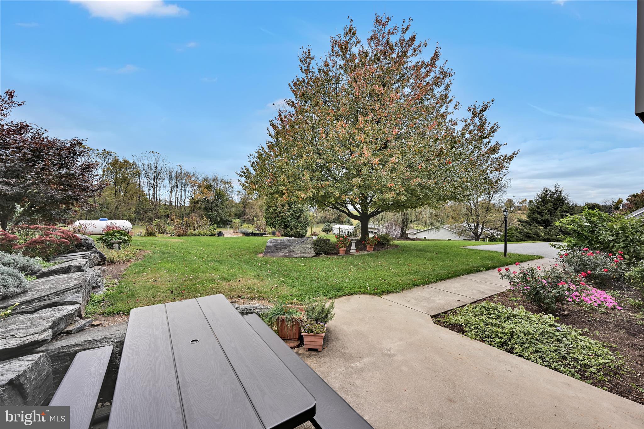 188 Lengle Road Myerstown, PA 17067 - Photo 45 of 58 a view of a wooden floor and bench in the garden