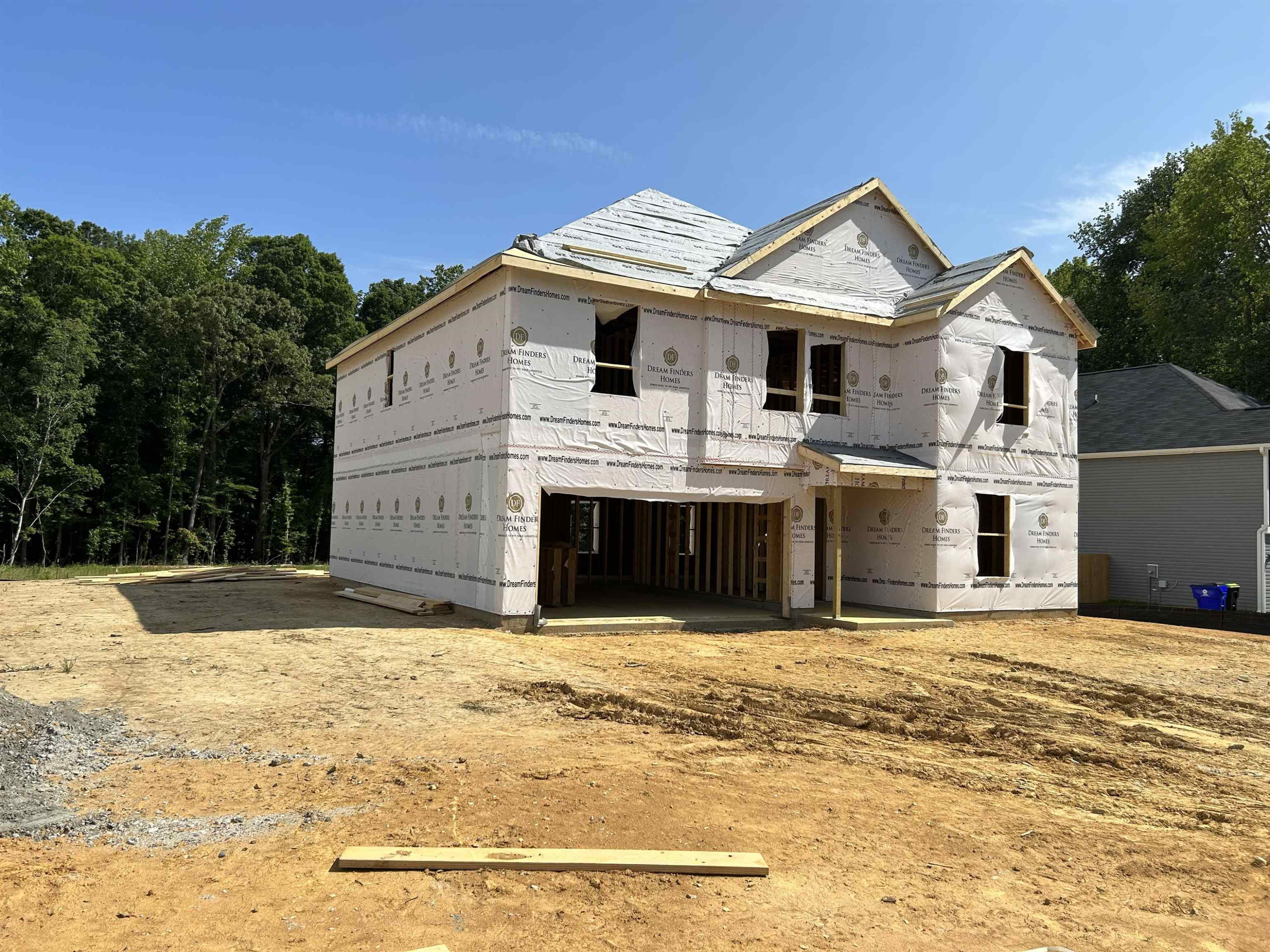 166 Riley Way Spring Hope, NC 27882 - Photo 3 of 14 a view of a white house