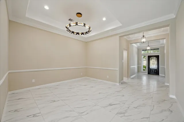 a view of an empty room