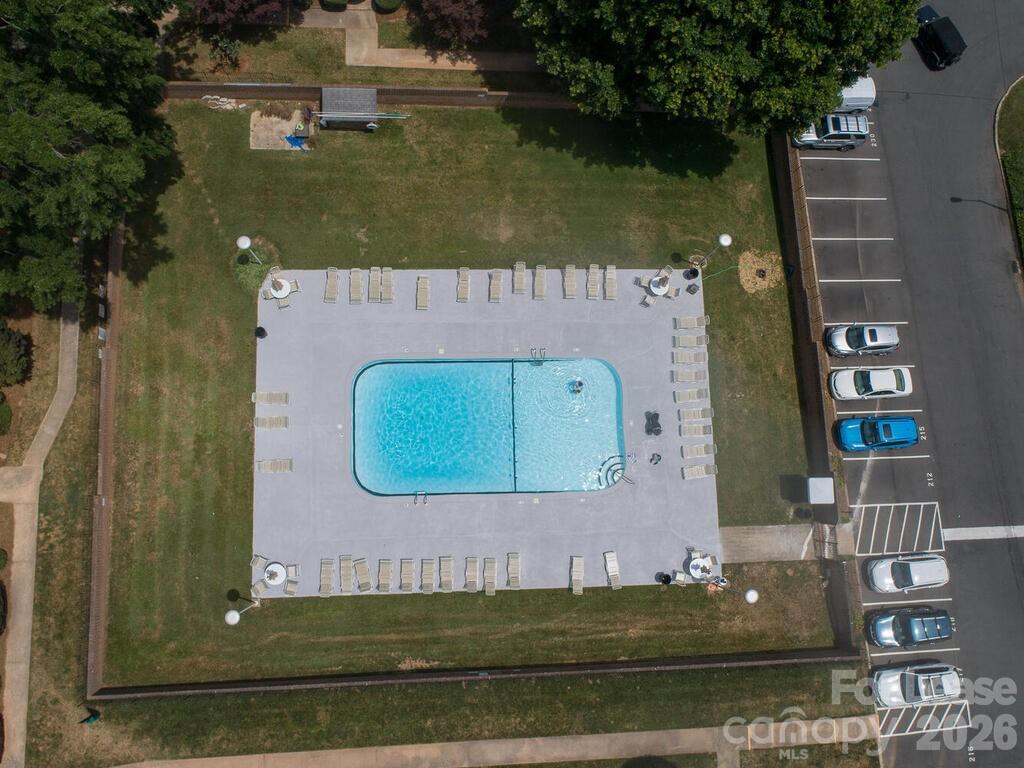 2600 Park Road, Unit D Charlotte, NC 28209 - Photo 21 of 22 an aerial view of a house with a yard