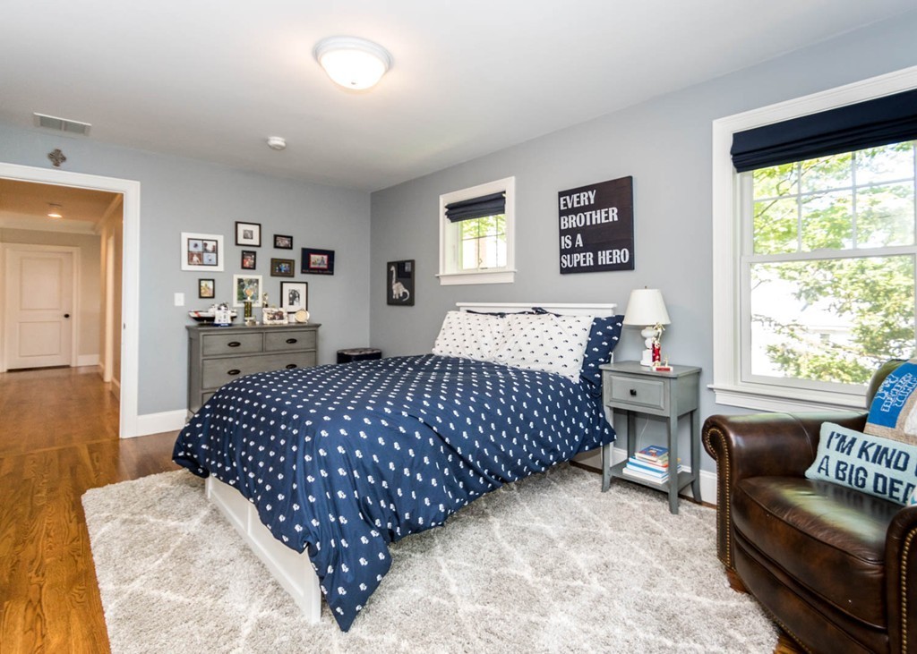80 Lawton Road Needham, MA 02492 - Photo 16 of 30 a bedroom with a bed window and couch