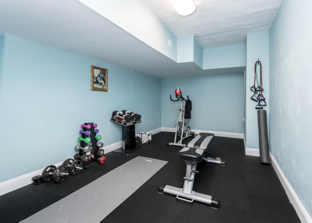 80 Lawton Road Needham, MA 02492 - Photo 27 of 30 a view of a room with gym equipment