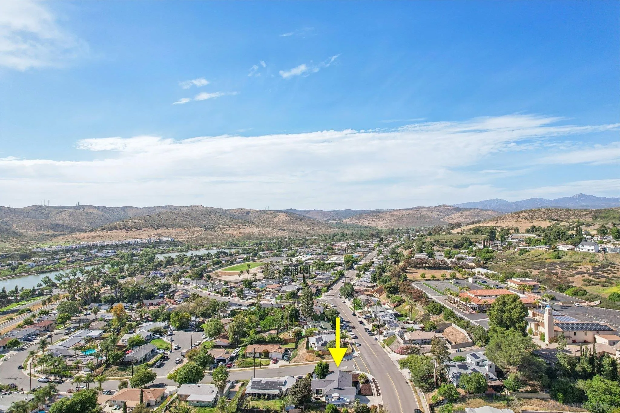 9932 Settle Road Santee, CA 92071 - Photo 49 of 53 an aerial view of a city