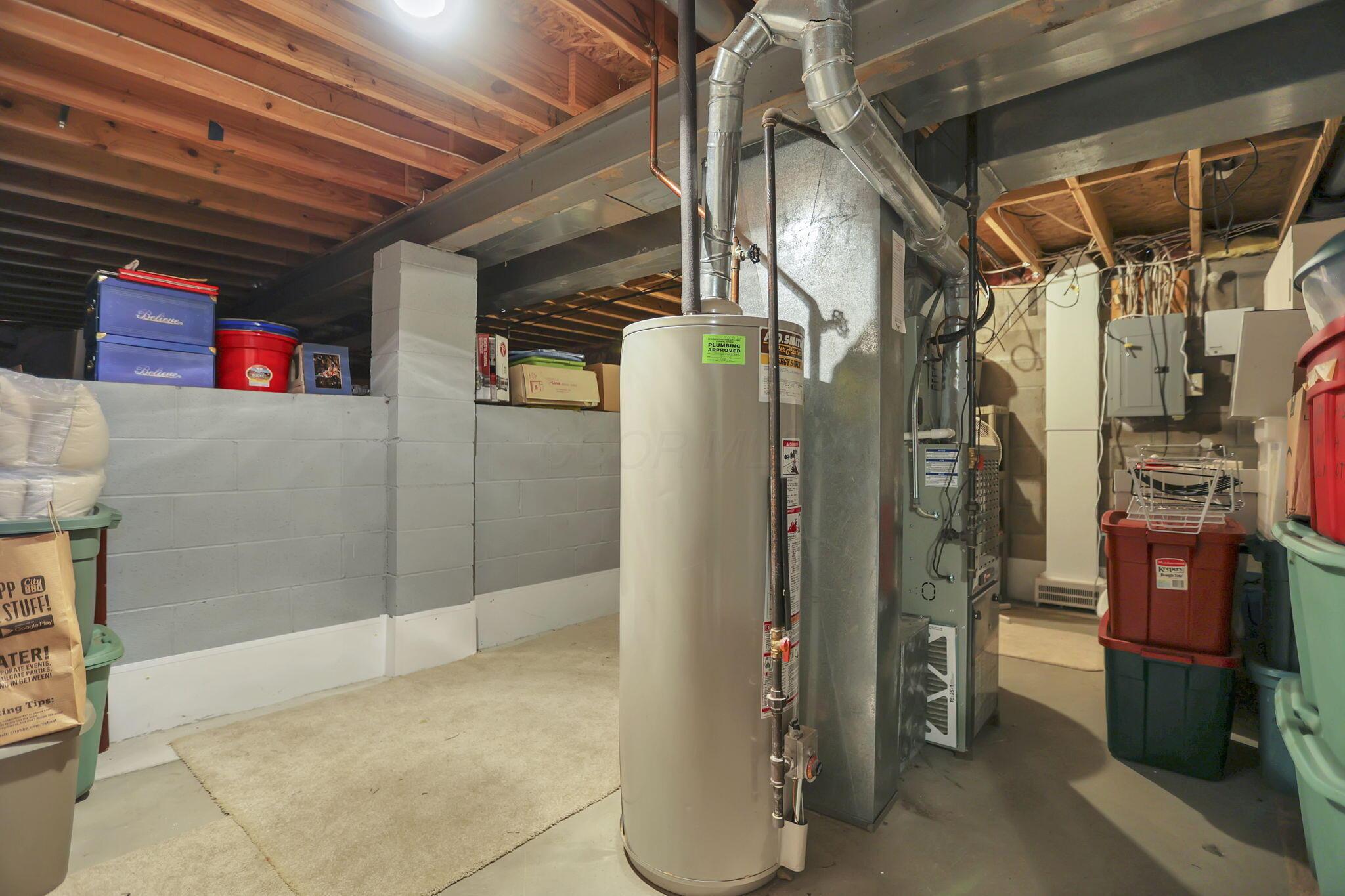 1588 Heatherview Lane Heath, OH 43056 - Photo 41 of 52 Lower Level Storage & Utility Space