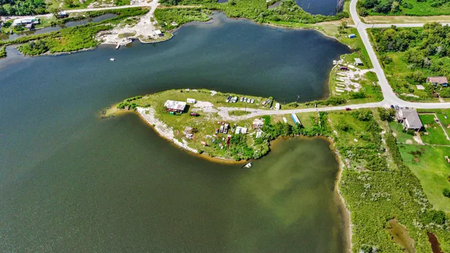 a view of a lake with a mountain