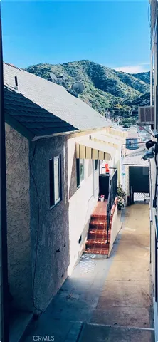 a view of city from balcony