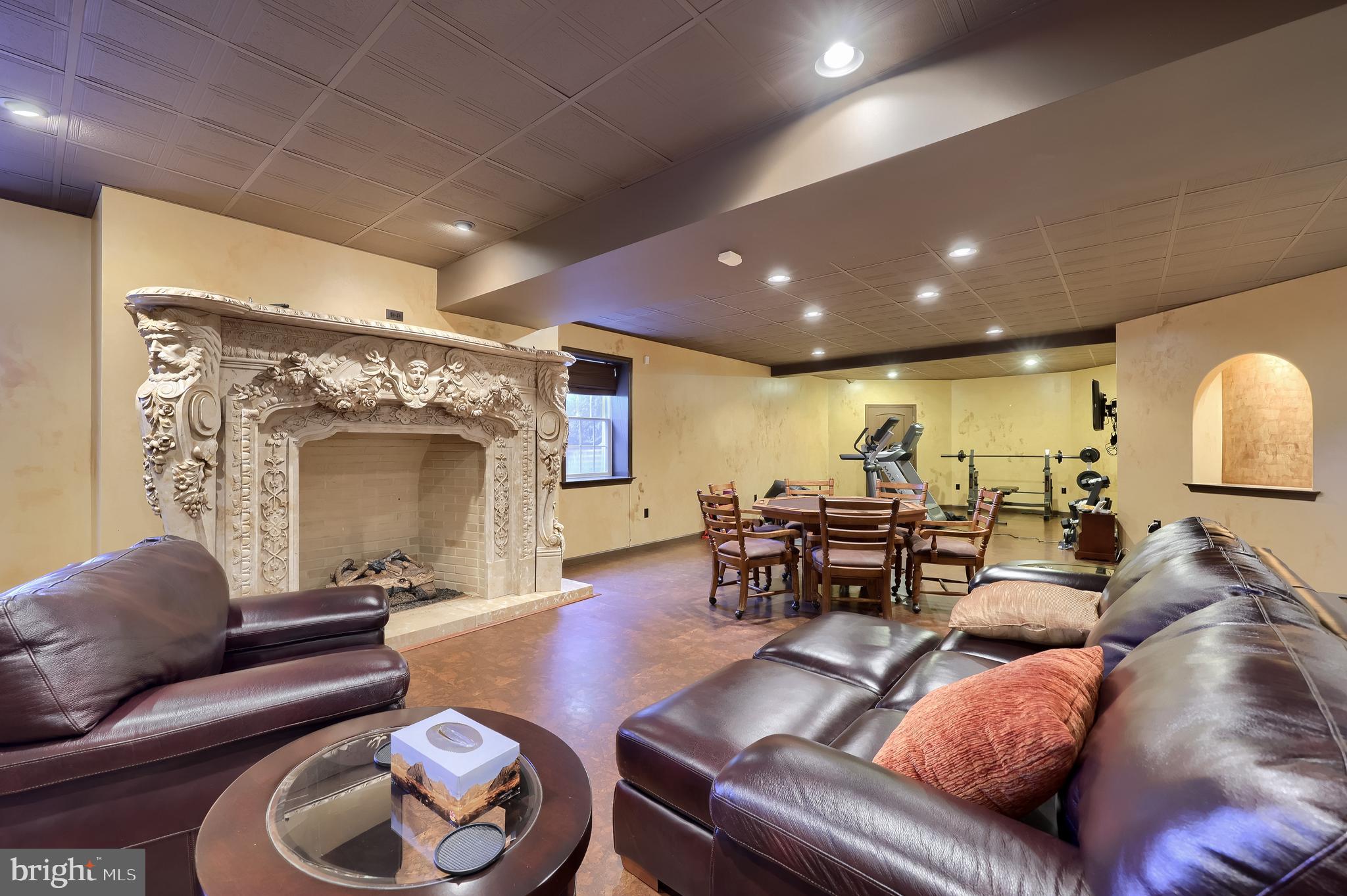 890 Fishburn Road Hershey, PA 17033 - Photo 70 of 103 a living room with furniture and a large mirror