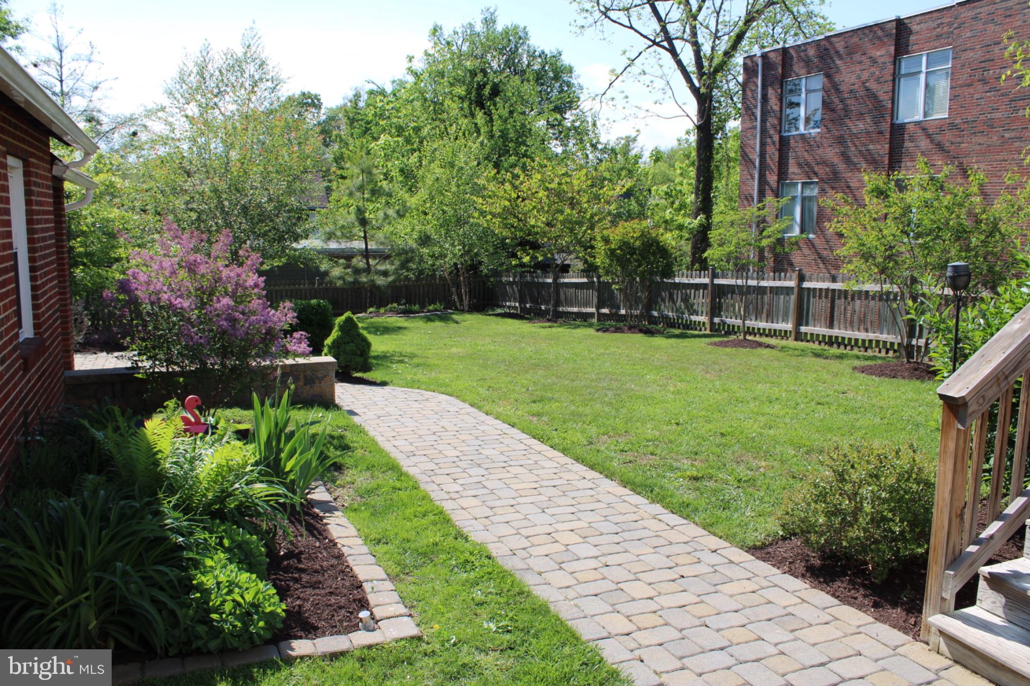 4014 32nd Street Mount Rainier, MD 20712 - Photo 6 of 9 Charming garden path in bloom.