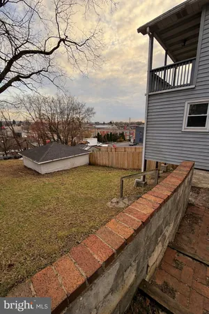 a view of a terrace with skyline