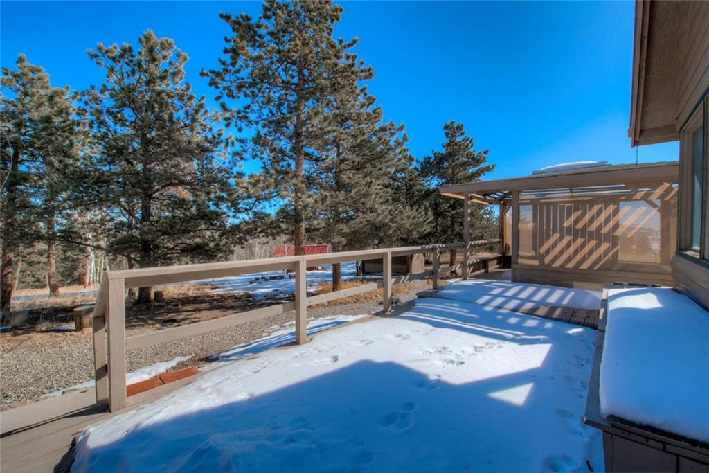 468 Wagon Wheel Road Hartsel, CO 80449 - Photo 27 of 30 a view of outdoor space and deck