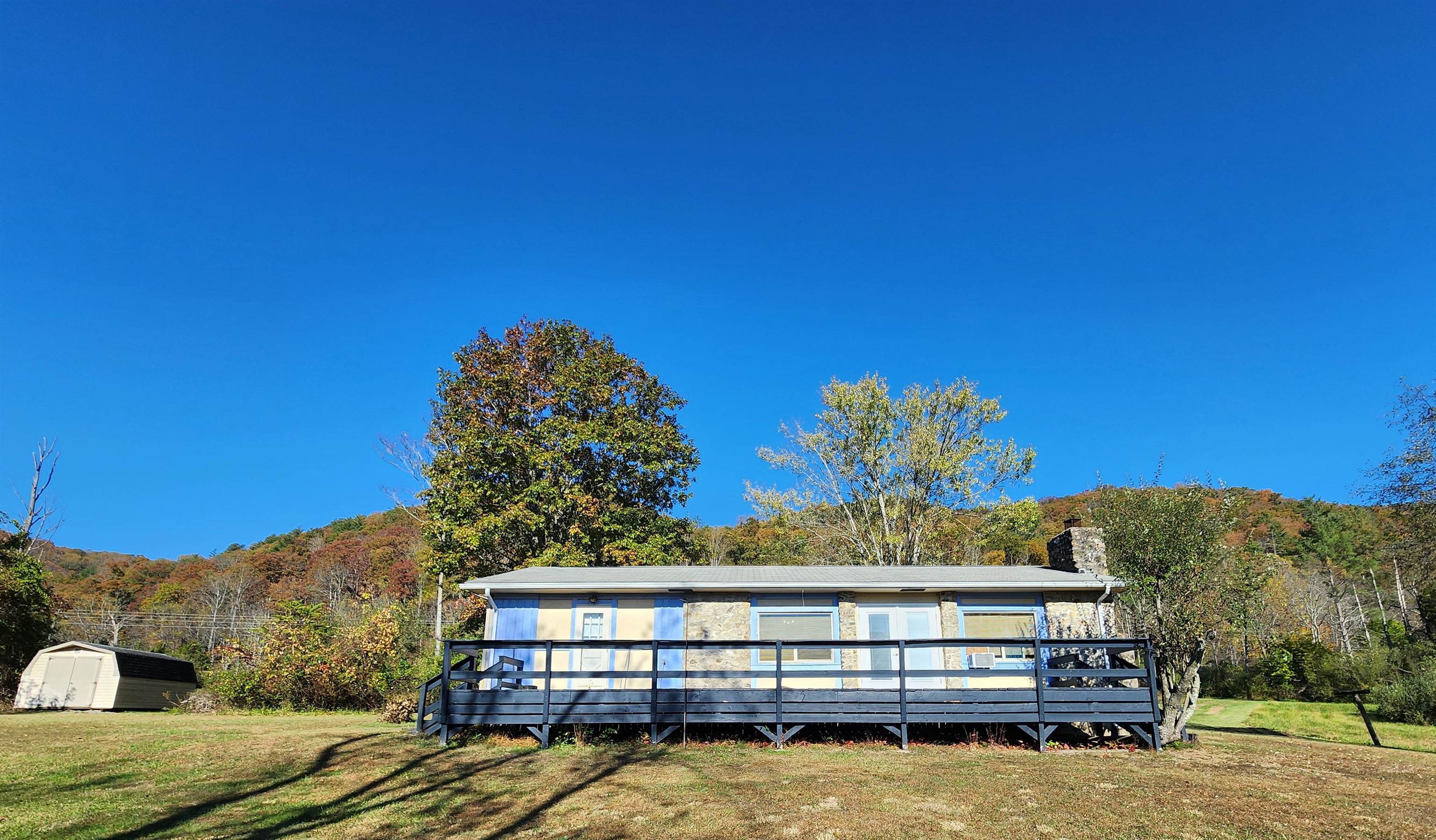 11611 Cowpasture River Road Williamsville, VA 24487 - Photo 6 of 29 a view of a house with a big yard