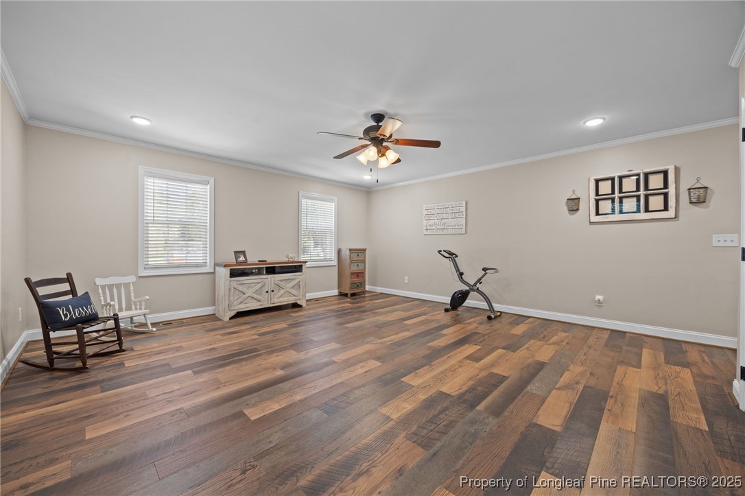 262 River Birch Run Coats, NC 27521 - Photo 13 of 49 a living room with furniture and a ceiling fan