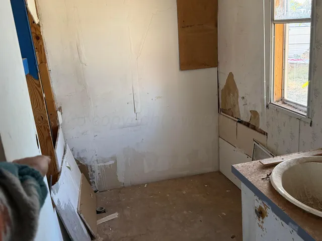 a view of water heater room