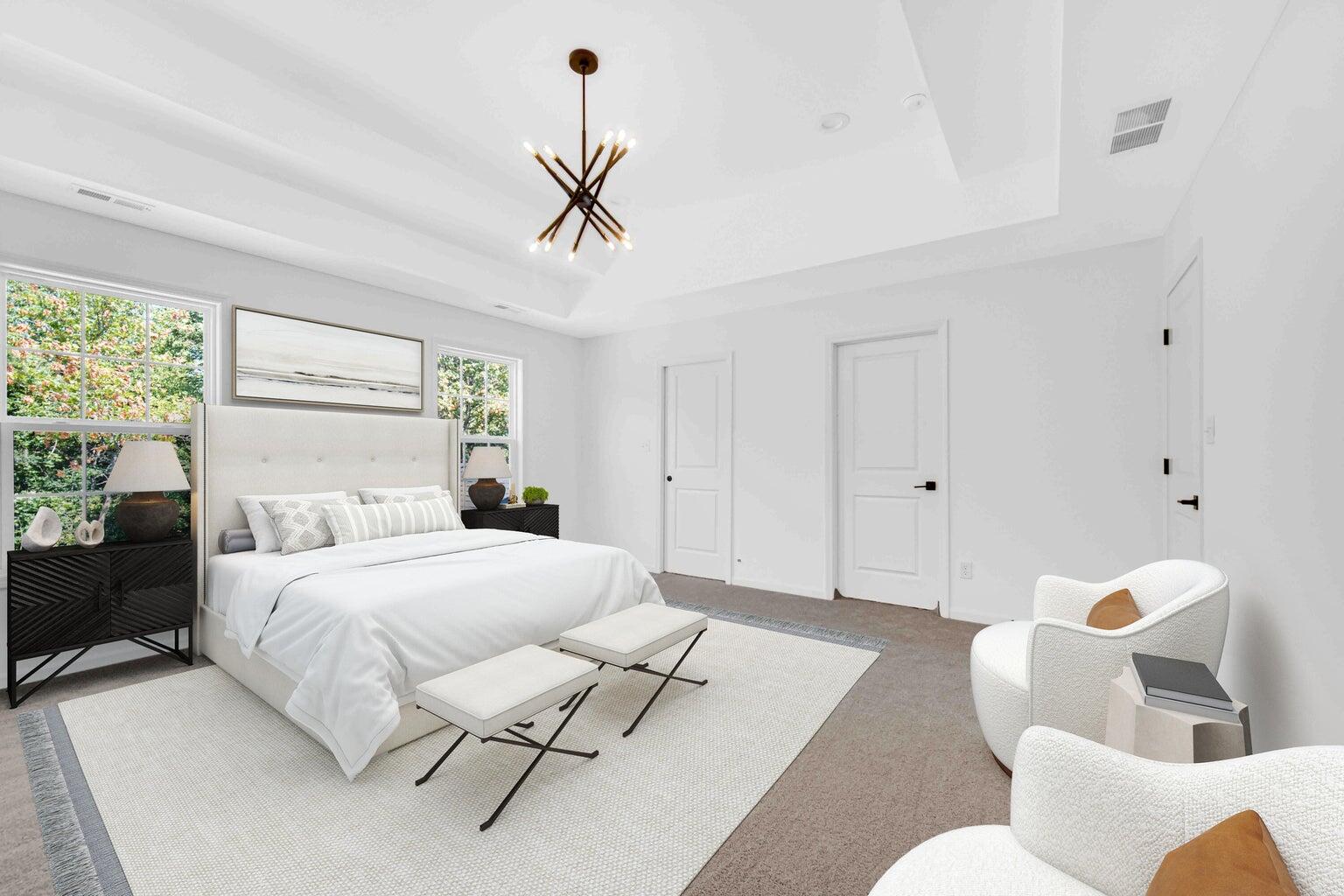 712 Verdano Terrace Crown Point, IN 46307 - Photo 11 of 24 a bedroom with a bed and couch