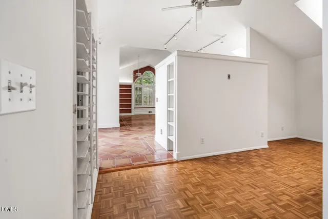 a view of a kitchen with a sink