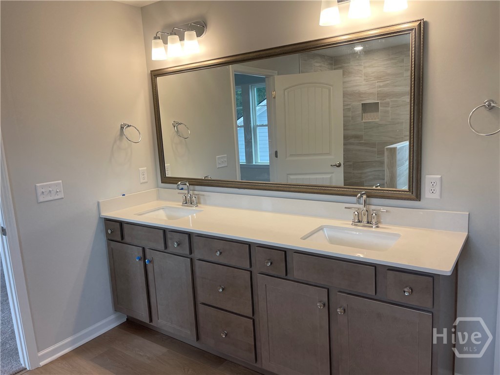 174 Champlain Drive Pooler, GA 31322 - Photo 16 of 28 Double Vanity with Quartz Countertops in Primary