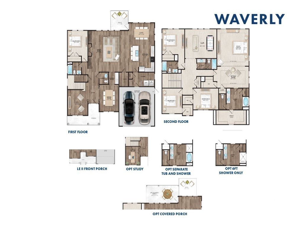174 Champlain Drive Pooler, GA 31322 - Photo 10 of 28 Rendering only. Plan orientation, colors, upgrades, options, details and dimensions may differ in actual home.